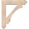 Ekena Millwork Imperial Arts and Crafts Smooth Bracket w/ Offset Brace, Douglas Fir, 7 1/2"W x 34"D x 38"H BKT0806X34X38IMP03SDF - alternate 3